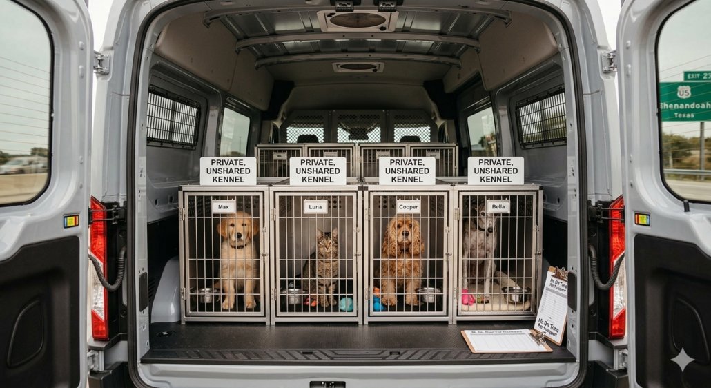 Private unshared Kennels